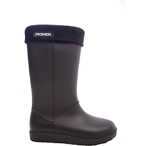 SOLMAZ GZR623 SİYAH RENK BAYAN YAĞMUR ÇİZMESİ - Resim 3