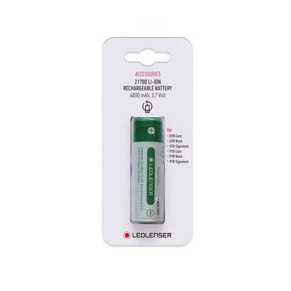 Led Lenser 21700 li-ion 4800 mAh pil - 3