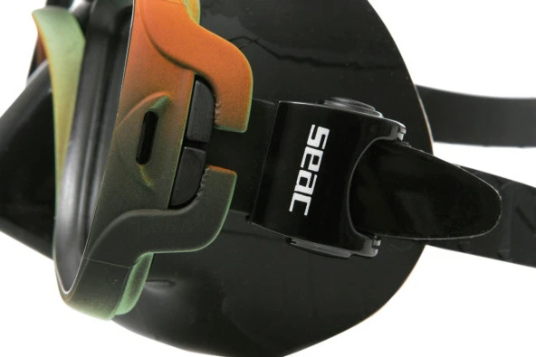 SEAC SUB MASKE U-FIT (SIYAH SLK./COMBAT CERCEVE) - 5