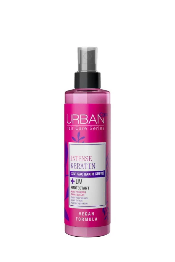 Urban Care Intense Keratin Aşırı Yıpranmış Cansız Saçlara Özel Sıvı Saç Bakım Kremi-vegan-200 ml - 2