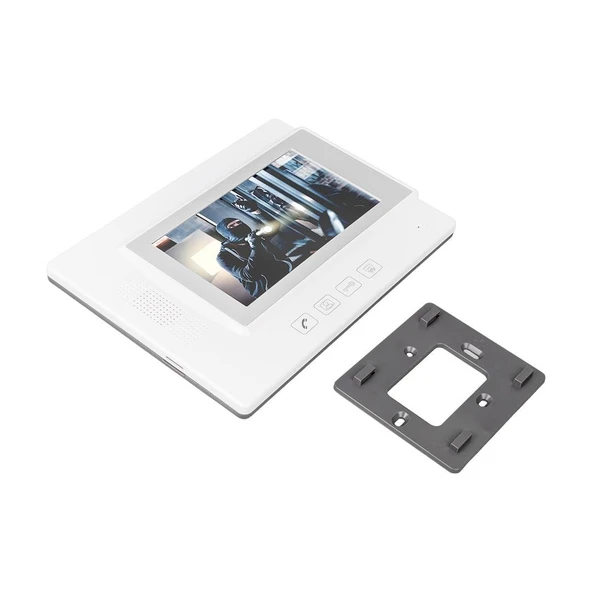 Powermaster Görüntülü Kapı Diyafonu Daire İçi Görüntülü Kapı Zili Paneli 7 İnç Ekranlı - 4