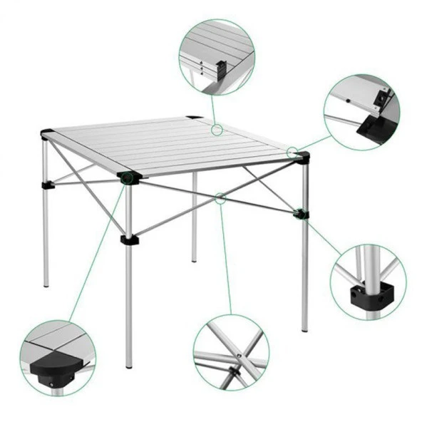 KingCamp ALUMINYUM KATLANABILIR MASA - 3