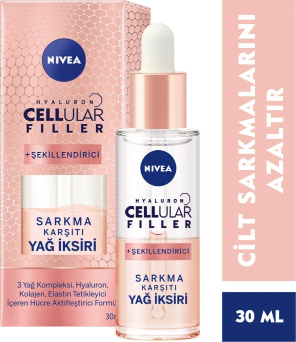 Nivea Hyaluron Cellular Filler Şekillendirici  Sarkma Karşıtı Yağ İksiri