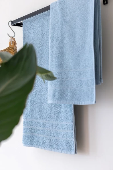 Etnik Desen 2'li Banyo Havlu Seti I Hamam Takımı I Çeyizlik Set I 50x85cm + 70x140cm - 10