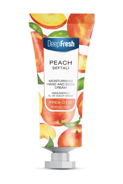 Deep Fresh Prebiyotik Nemlendirici El Ve Vücut Kremi Şeftali 50 ml