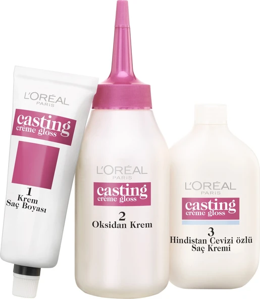 L'Oréal Paris Casting Crème Gloss Saç Boyası 200 Karadut Siyahı - Resim 4