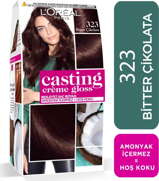 L'Oréal Paris Casting Crème Gloss Saç Boyası 323 Bitter Çikolata