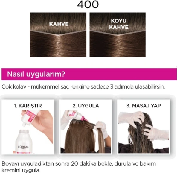 L'Oréal Paris Casting Crème Gloss Saç Boyası - 400 Kestane - 5