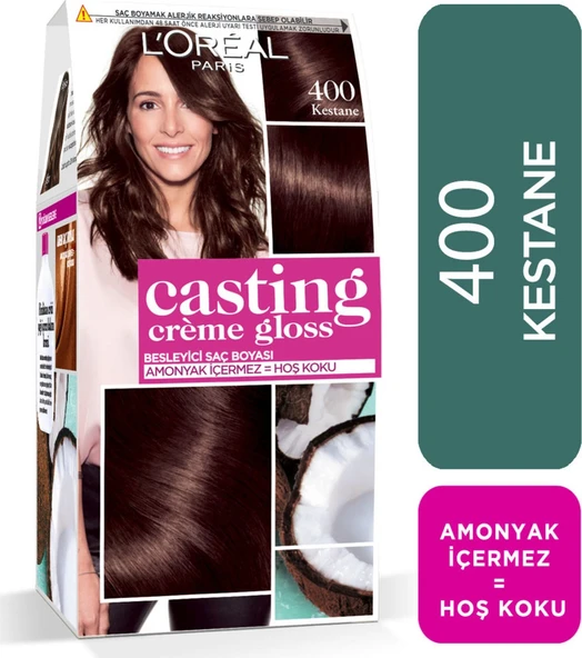 L'Oréal Paris Casting Crème Gloss Saç Boyası - 400 Kestane