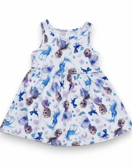 Elsa Kız Çocuk Elbise ST07437 - 2