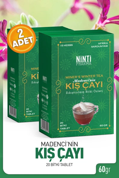 Ninti Pharma Madenci Çayı 2 Adet