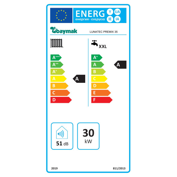 Baymak Lunatec Premix 35 kW Hermetik Tam Yoğuşmalı Kombi - 4