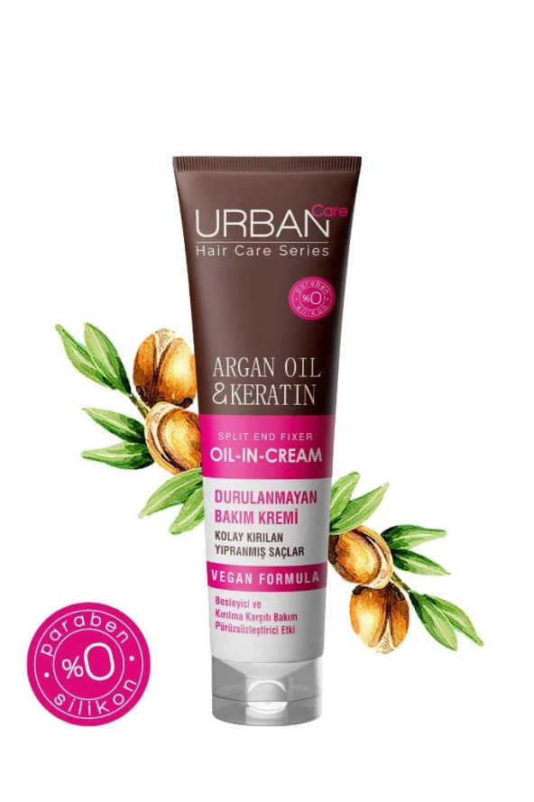 Urban Care Argan Yağı&keratin Kolay Kırılan Saçlar Besleyici Bakım Kremi-vegan-150ml - 2