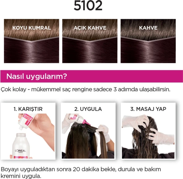 Loreal Paris Casting Creme Gloss Saç Boyası 5102 Cool Mocha - 5
