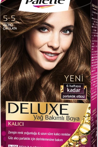 Palette Deluxe Kit Saç Boyası-5.5- Işıltılı Çikolata