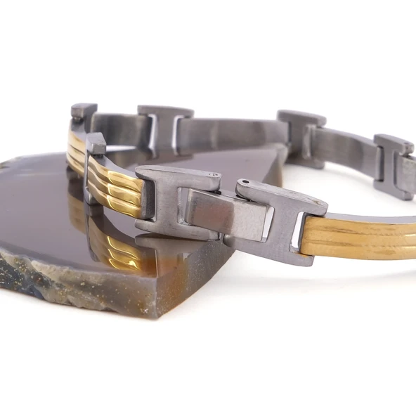 316L Çelik Erkek Bileklik EBLK-343 - Resim 4