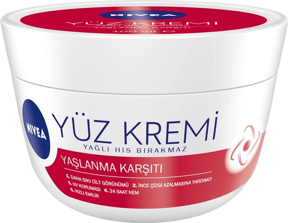 NIVEA Yaşlanma Karşıtı Yüz Kremi (100 ml), 24 Saat Nemlendirici Yüz Kremi - 2