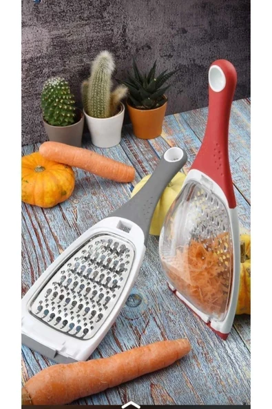 Pratik Uzun Saplı Çift Yönlü Hazneli Rende Sarımsak ,zencefil ,meyve Ve Sebze Öğütücü Rende Royaleks-RT311 - 3