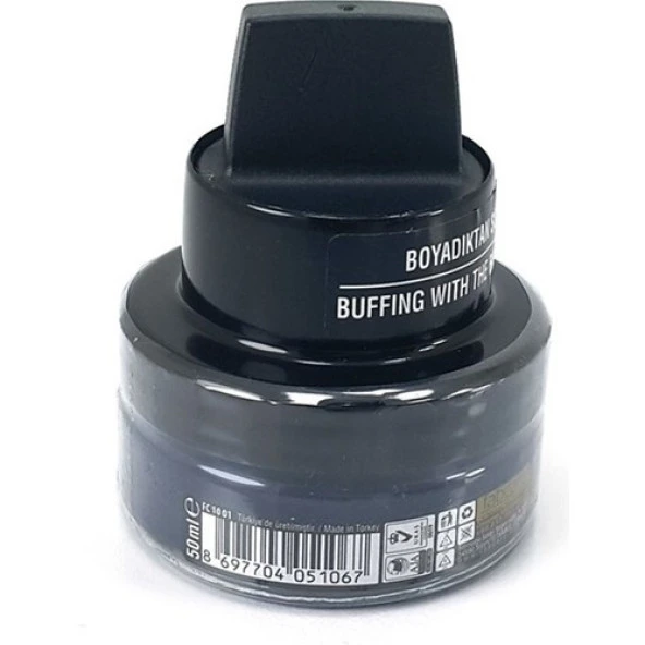 FABCARE CAM KAVANOZ LACİVERT RENK KREM AYAKKABI BOYASI - 2