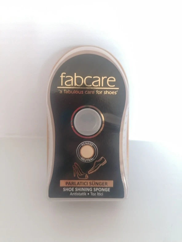 FABCARE AYAKKABI PARLATICI SÜNGER NATUREL RENKSİZ