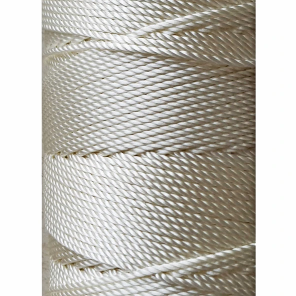 3 Büküm Yüksek Kalite Kopmayan İp 42No Naylon Ağ İpi 1.5mm İnşaat Temel Çırpı Duvar Uçurtma İpi - 500 Gr - 2