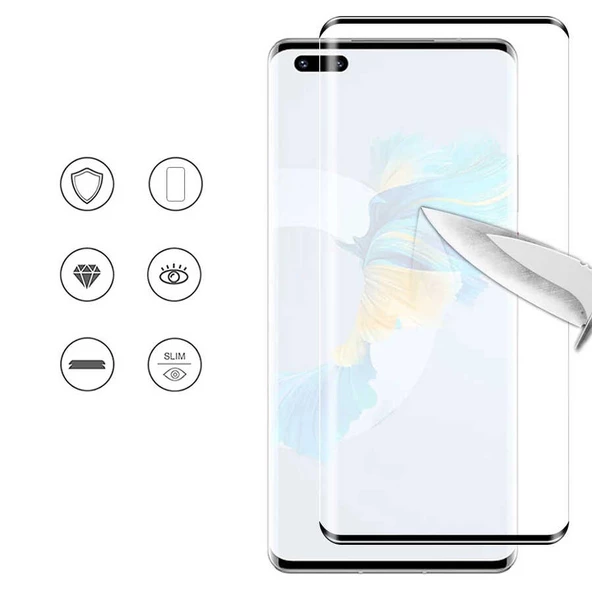 Huawei Magic 6 Pro Eğimli Süper Pet Ekran Koruyucu - Resim 4