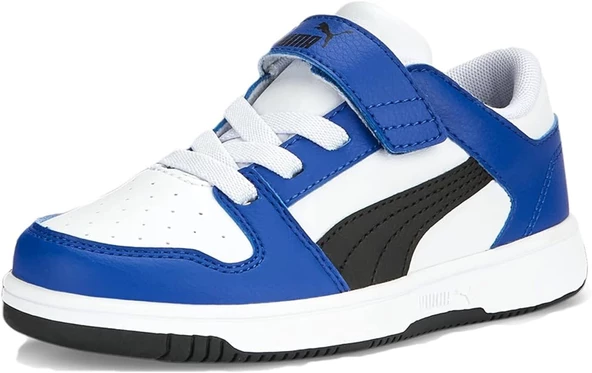 Puma PM Rebound Layup Lo SL V PS Beyaz Çocuk Ayakkabı 370492 19