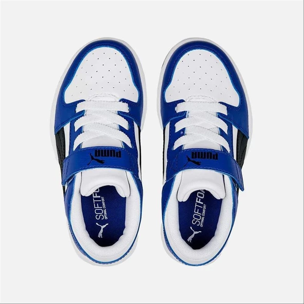 Puma PM Rebound Layup Lo SL V PS Beyaz Çocuk Ayakkabı 370492 19 - 4