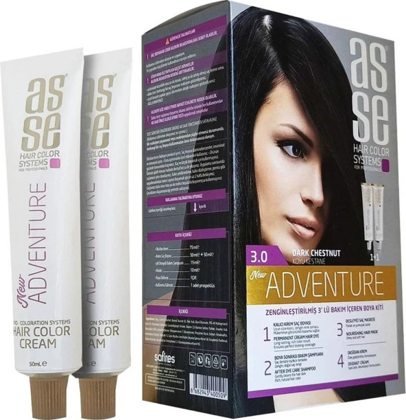 Asse Set Boya 3.0 Koyu KESTANE8682943400509 ürün görseli