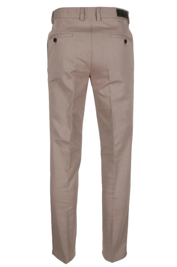 Erkek Bej Keten Pantolon Mevsimlik Normal Kesim RAR01180 - 6