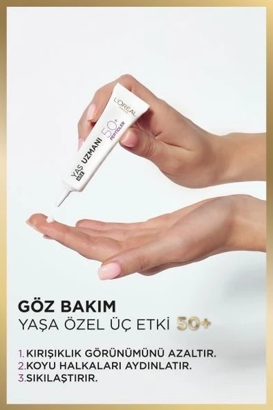 L'oréal Paris Yaş Uzmanı 50+ Kırışıklık Karşıtı Yenileyici Göz Kremi - 3