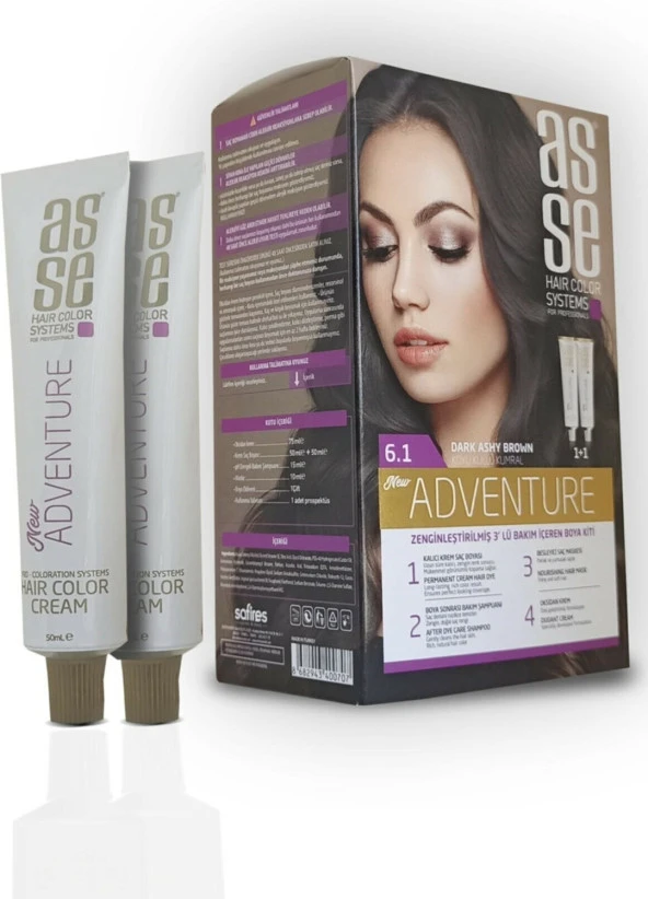 Asse Set Boya 6.1 Koyu Küllü Kumral ürün görseli