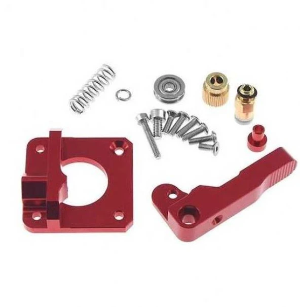 MK8 Alüminyum Kırmızı Extruder 1.75mm(Sol)