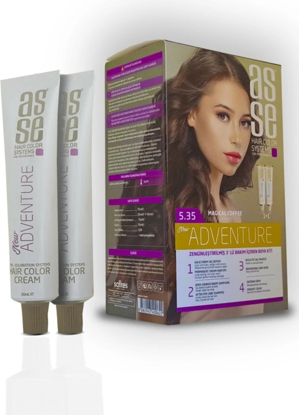 Asse Set  Boya 5.35 Büyülü Kahve - Resim 2