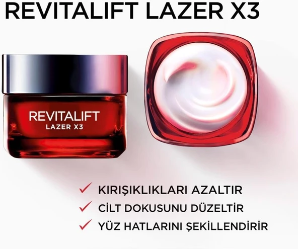 L'Oréal Paris Revitalift Lazer X3  Göz Bakım Kremi - 10