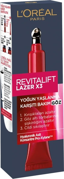 L'Oréal Paris Revitalift Lazer X3  Göz Bakım Kremi - 2