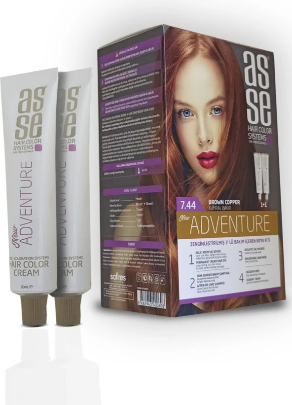 Asse Adventure Set Boya No:7.44 Kumral Bakır