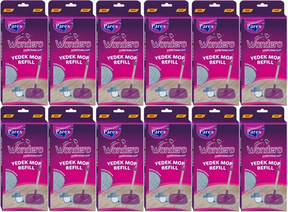 Parex Wondero Yedek Paspas Mop Refill (12 Li Set)