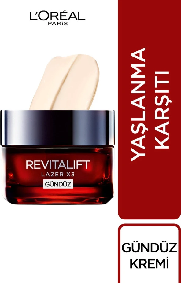 L'Oréal Paris Revitalift Lazer X3 Yoğun  Gündüz Bakım Kremi