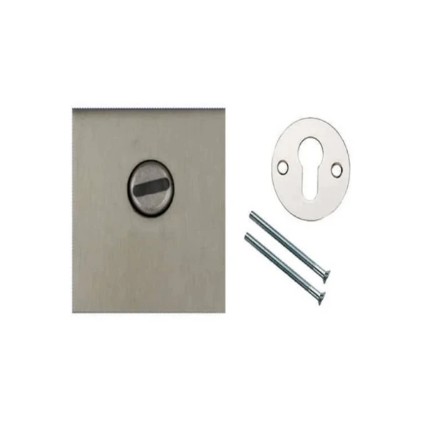 Kare Çelik Rozet Saten