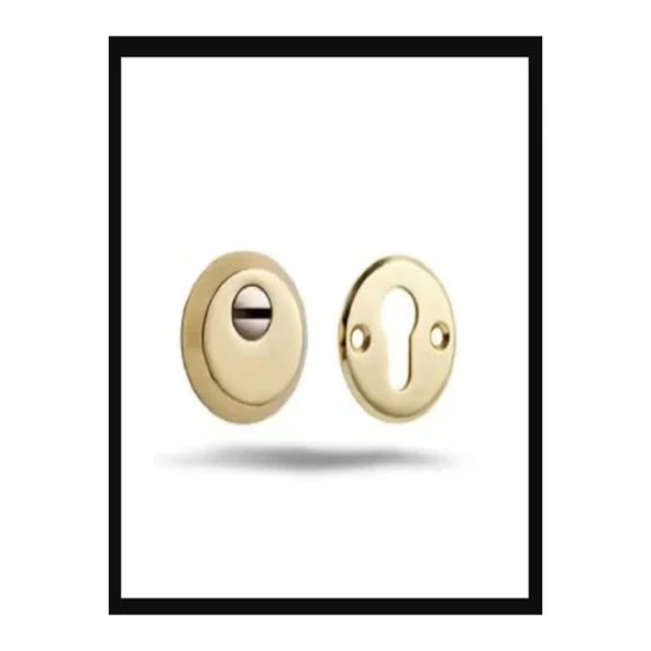 Sarı Çelik Kapı Rozeti - 2