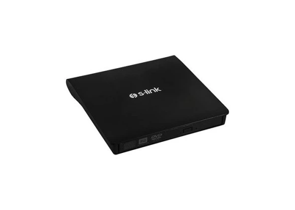 S-link USB 3.0 DVD-R-CD-R-RW- Dvd-Rw Ultra Slim Harici Optik Yazıcı Siyah