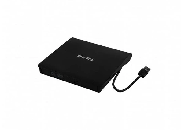 S-link USB 3.0 DVD-R-CD-R-RW- Dvd-Rw Ultra Slim Harici Optik Yazıcı Siyah - 2