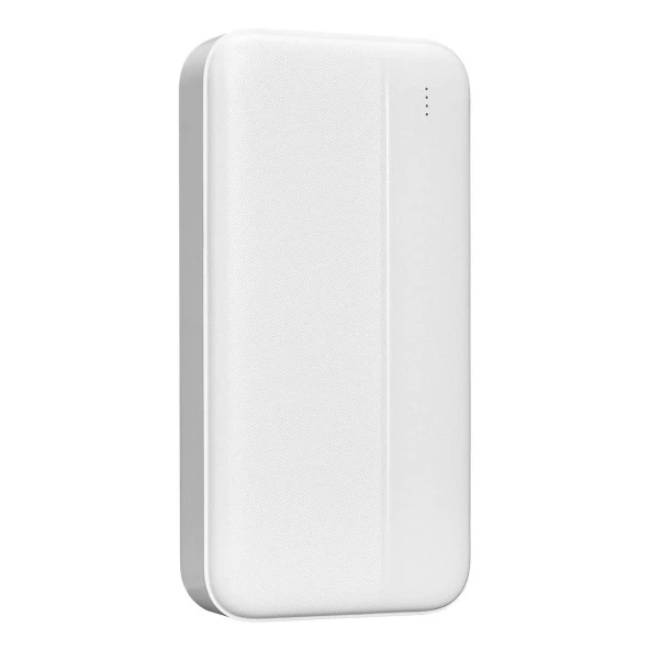 S-link 20.000mAh PRM Micro + Type-C + USB Beyaz Taşınabilir Pil Şarj Cihazı Powerbank - Resim 2