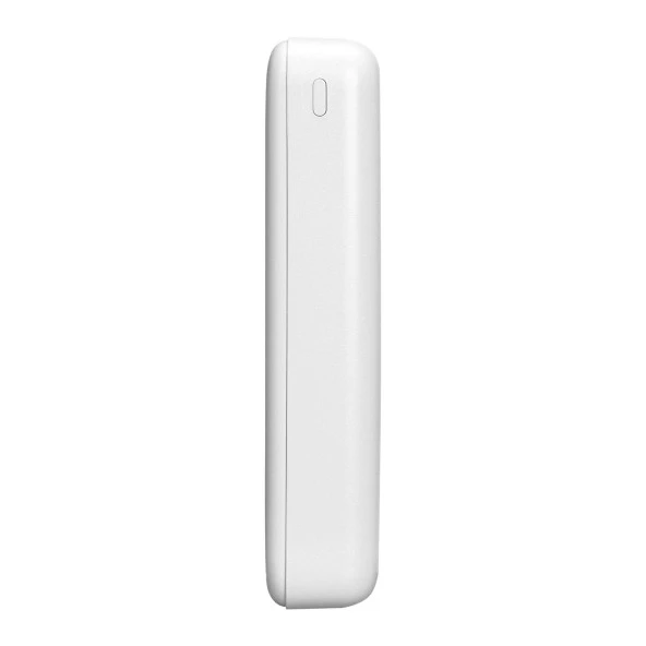 S-link 20.000mAh PRM Micro + Type-C + USB Beyaz Taşınabilir Pil Şarj Cihazı Powerbank - Resim 4
