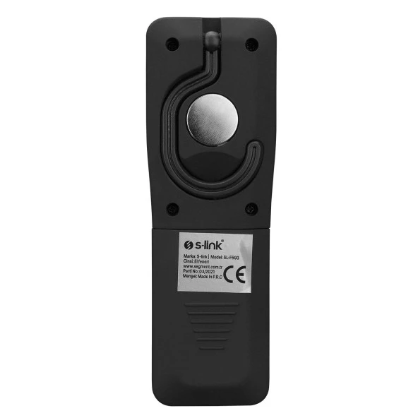 S-link 3W Cob Led 3xAAA 1.5V Pil Lensli Özel Tasarımlı Manyetik Tutuculu El Feneri - 5