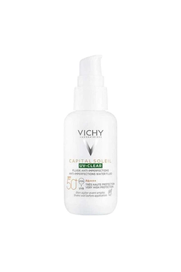 Vichy Capital Soleil UV-Clear Anti-İmperfections Water Fluid Spf50 40ml