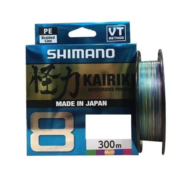Shimano Kairiki 8 Kat Multi Color 300 Mt İp Misina 0.13mm