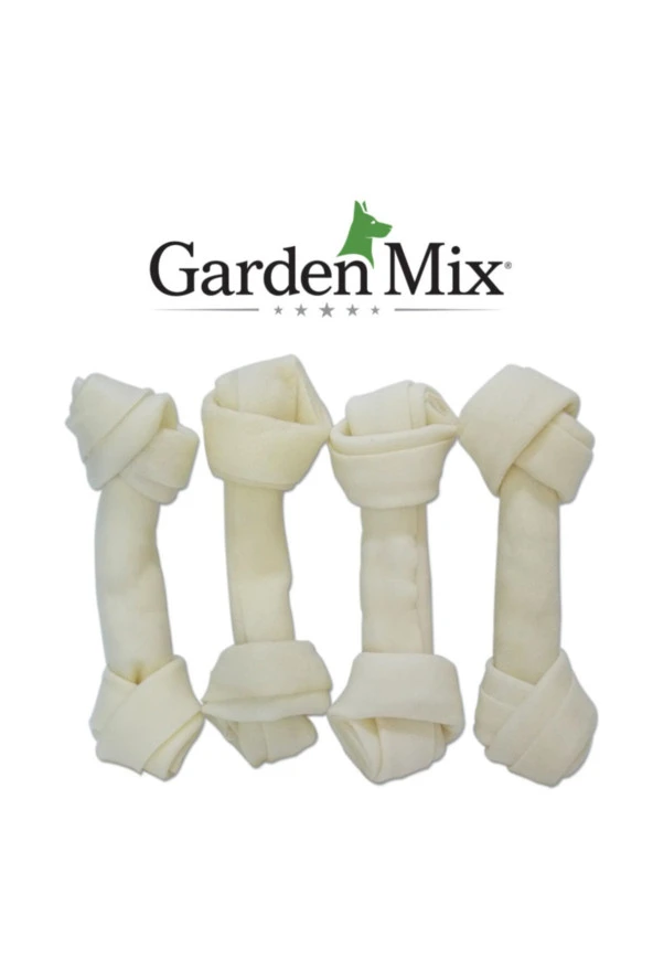 Gardenmix Gardenmıx Beyaz Düğümlü Derı Kemık 5-5,5' - 4'lü