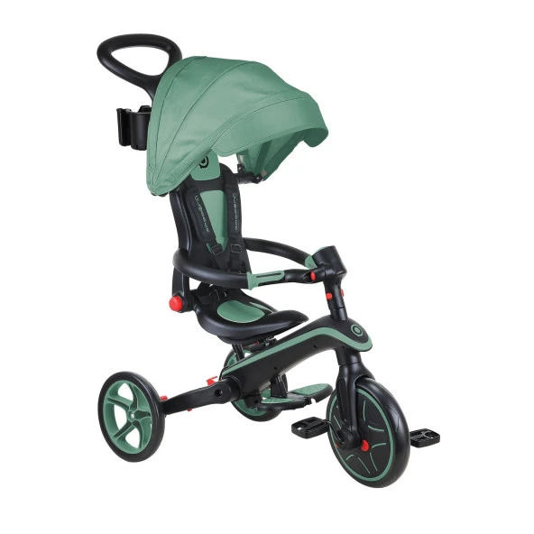 Globber Explorer 4in1 Katlanabilir Bisiklet Zeytin Yeşili